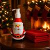 Hand Soap Dispenser 350ML Christmas Dispenser, Santa Claus Tree Penguin Shape Refillable Countertop Bottle, Plastic Empty Pump Bottle for Soap,