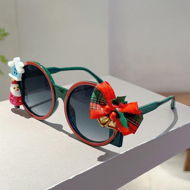 Большие круглые солнцезащитные очки Merry Christmas Luxury Brand Designer, женские и мужские, винтажные, популярные, для вечеринок, панк-солнцезащитные очки