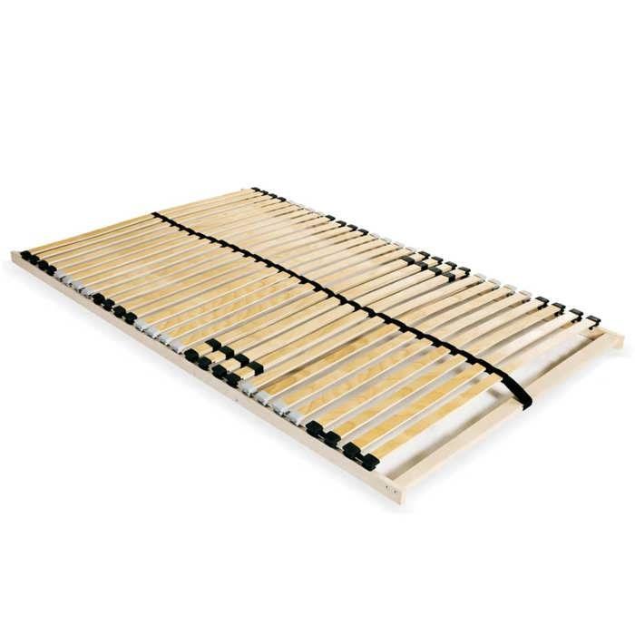 Maison Exclusive - Sommier à lattes sans matelas avec 28 lattes 7 zones 140x200 cm