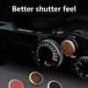 Elegant Brass Wood Shutter Button Digital Camera Accessory for XT5/XT30/X100VI Cameras with Threaded Holes