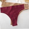 FINETOO Бесшовные женские трусики, стринги для девочек, мягкие женские трусы с высокой талией, модные 6 однотонных трусиков S-XL, сексуальные женские трусики