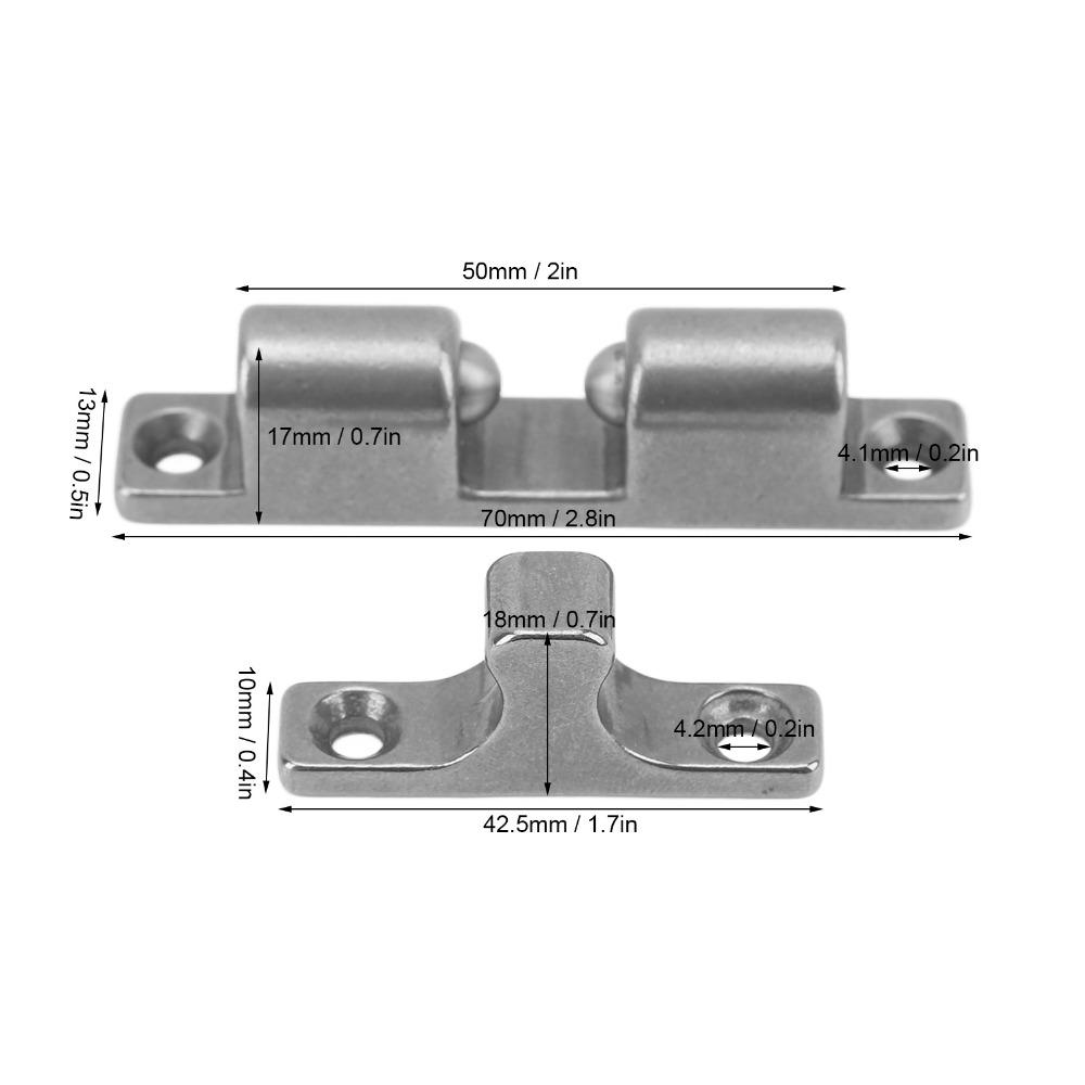 Adjustable Cabinet Tension Catch 70mm Ball Door Catch Heavy Duty Ball Tension Roller Catch Yacht