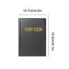 Portable Anti-lost Penny Collection Album Leather 108 Coins Flat Penny Holder Compact Multi-Use Coin Storage Organizer Display