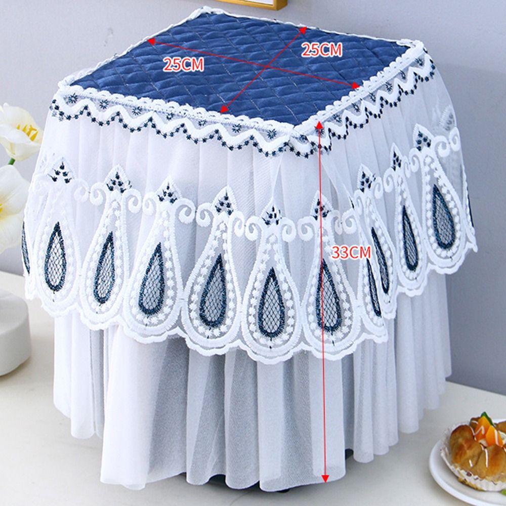 Lace Air Fryer Dust Cover Pastoral Style Cooker Protector Appliances Dustproof Cover Air Fryer