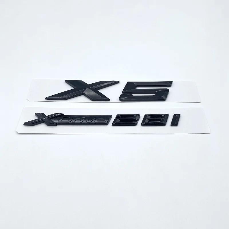 Новая надпись XDrive28i XDrive30i XDrive35i XDrive40i XDrive48i XDrive50i XDrive30d для BMW X5, наклейка на задний багажник автомобиля