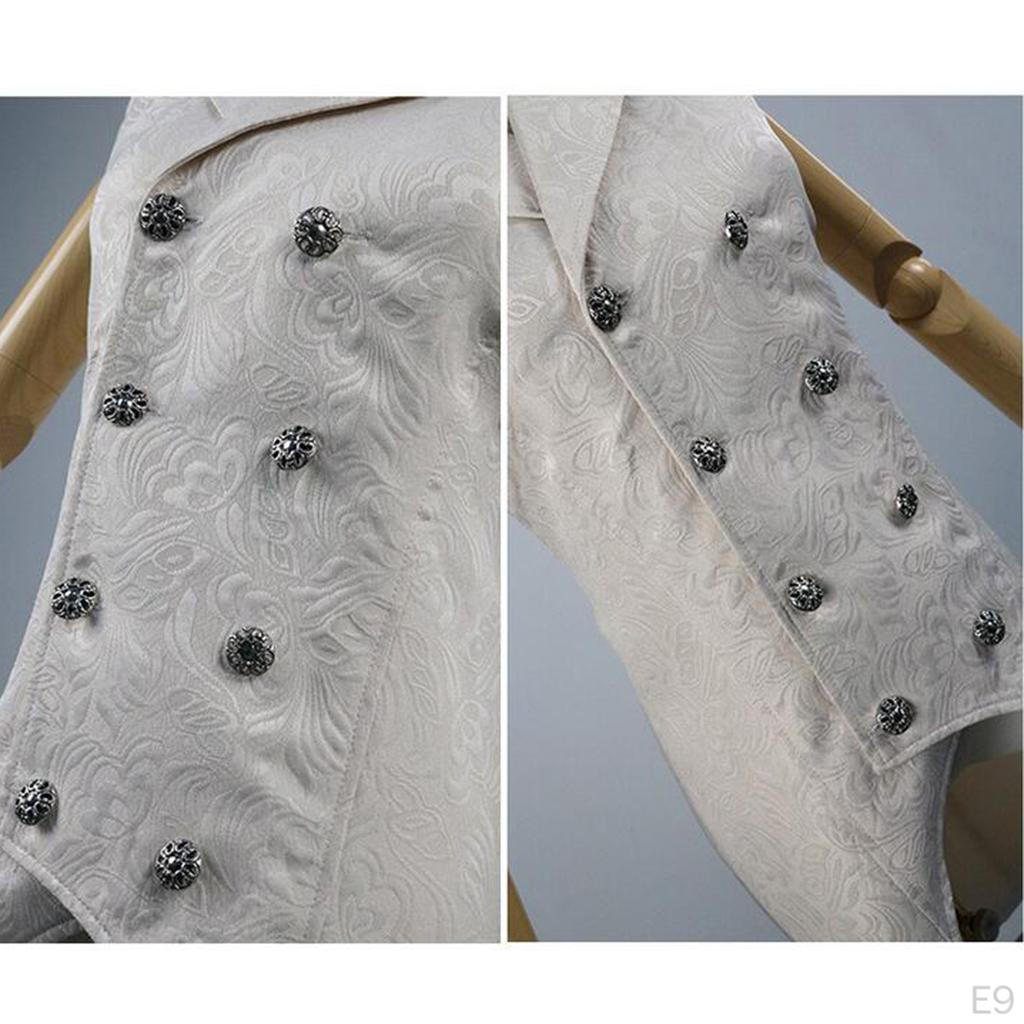 Мужская куртка, пальто, парчовый жилет, готический стимпанк