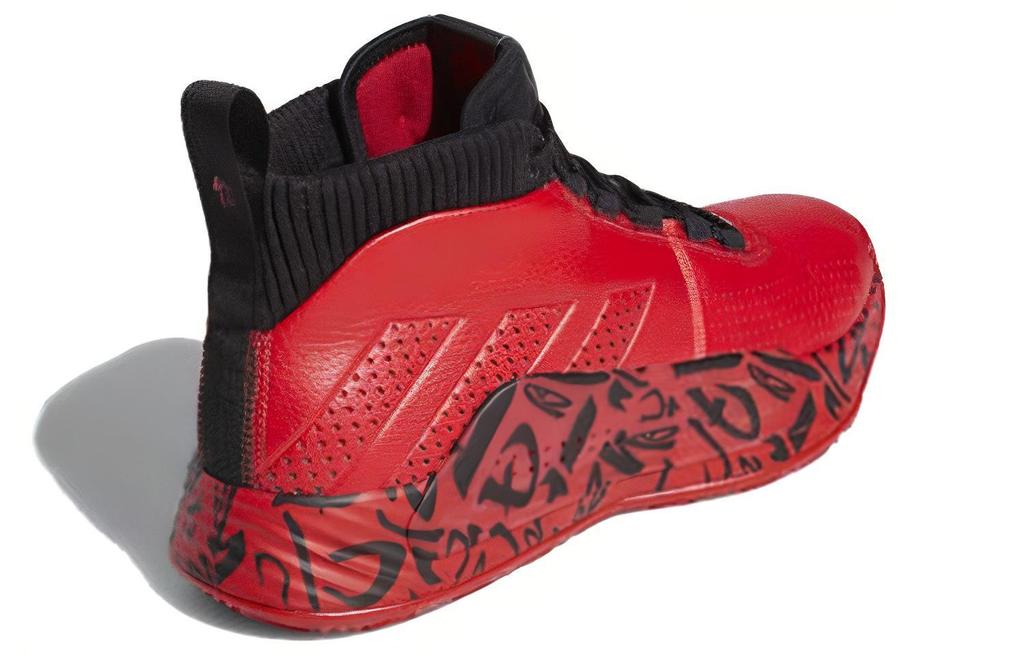 adidas Кроссовки Dame 5 Mid Top Большие Красные EE4046