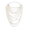 Exaggerated Multilayer Pearl Necklace Bohemian Style Women's Clavicle Chain  Party Accessories