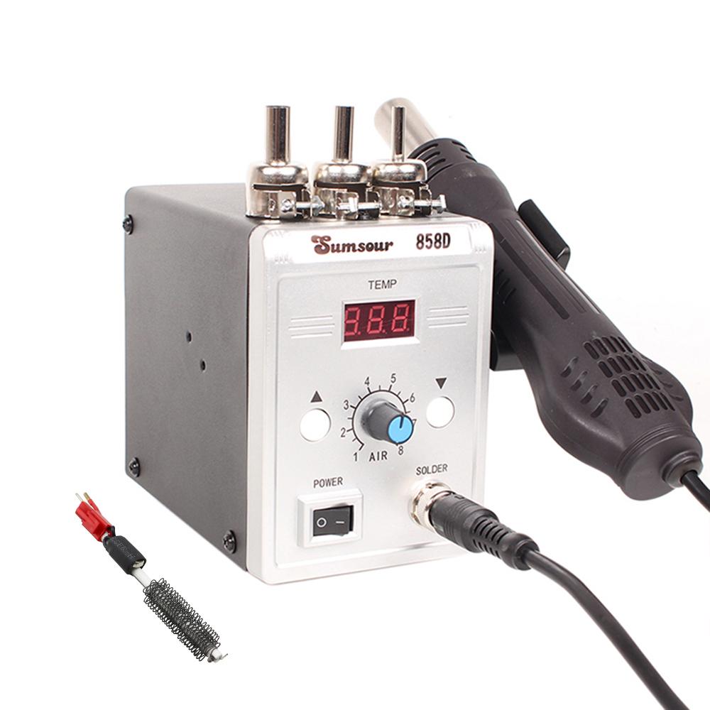 Новый фен 858D 700 Вт паяльная станция BGA паяльная станция термовоздушная пушка 220 В/110 В для SMD SMT сварочные инструменты для ремонта