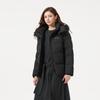 Tanboer Women's Solid Color Short Down Jacket with Detachable Hood