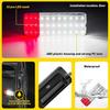2X LED Inner Door Panel Courtesy Lights White Red For Ford F150 F250 F350 BRONCO
