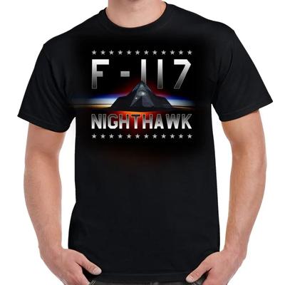 F117 Nighthawk Stealth Attack Aircraft TShirt 100 Cotton ONeck Summer Short Sleeve Casual Mens Tshirt Size S3XL