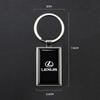 1Pcs Zinc Alloy Car Keyring Auto Logo Keychain Pendant Decoration For Lexus RX300 IS200 IS250 ES350 Ct200h UX250h NX300h RX350 PA3