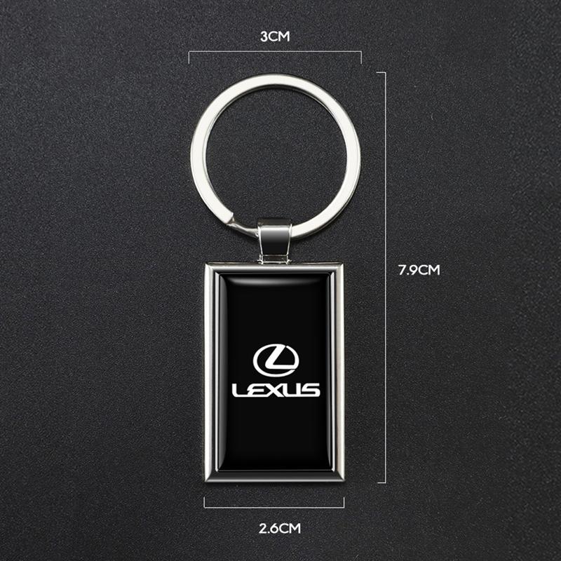 1Pcs Zinc Alloy Car Keyring Auto Logo Keychain Pendant Decoration For Lexus RX300 IS200 IS250 ES350 Ct200h UX250h NX300h RX350 PA3