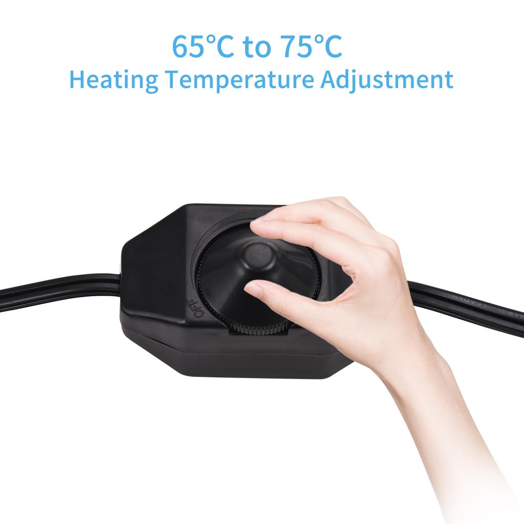 Нагревательный коврик для смолы Быстроотверждаемая сушилка для быстрой смолы с ручкой регулировки температуры Силиконовый коврик