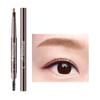 Triangle Double Head Eyebrow Pencil Automatic Rotation Three-dimensional Waterproof Sweat Resistant Lasting Student Cosmetics Are Not Easy To Smudge