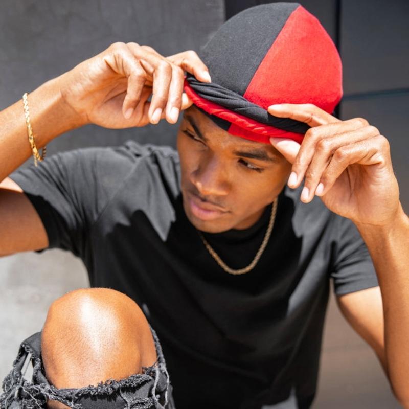 Мужской тюрбан, головной убор, подкладка из сатина, головной платок, тюрбан-нимб, дюраг, мусульманский хиджаб, тюрбан