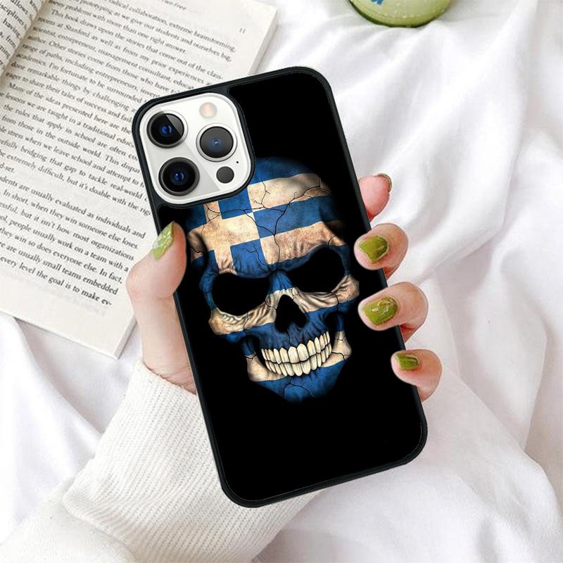 Греция Греческий Флаг Чехлы Для Сотового Телефона Смартфона Для iPhone 17 Air 16 15 14 12 13 11 Pro MAX 6S Plus SE2020 Coque Fundas