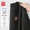 MINISO Мужская футболка с коротким рукавом из чистого хлопка