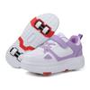 New Runaway Shoes Four-wheel Pulley Shoes Boys Children Shoes with Wheels Boys and Girls Skates Students Deformation Shoes