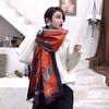 Winter Cashmere Scarf Lady Design Luxury Brand Warm Pashmina Blanket Wraps Women Shawl Female Decoration Thick Foulard