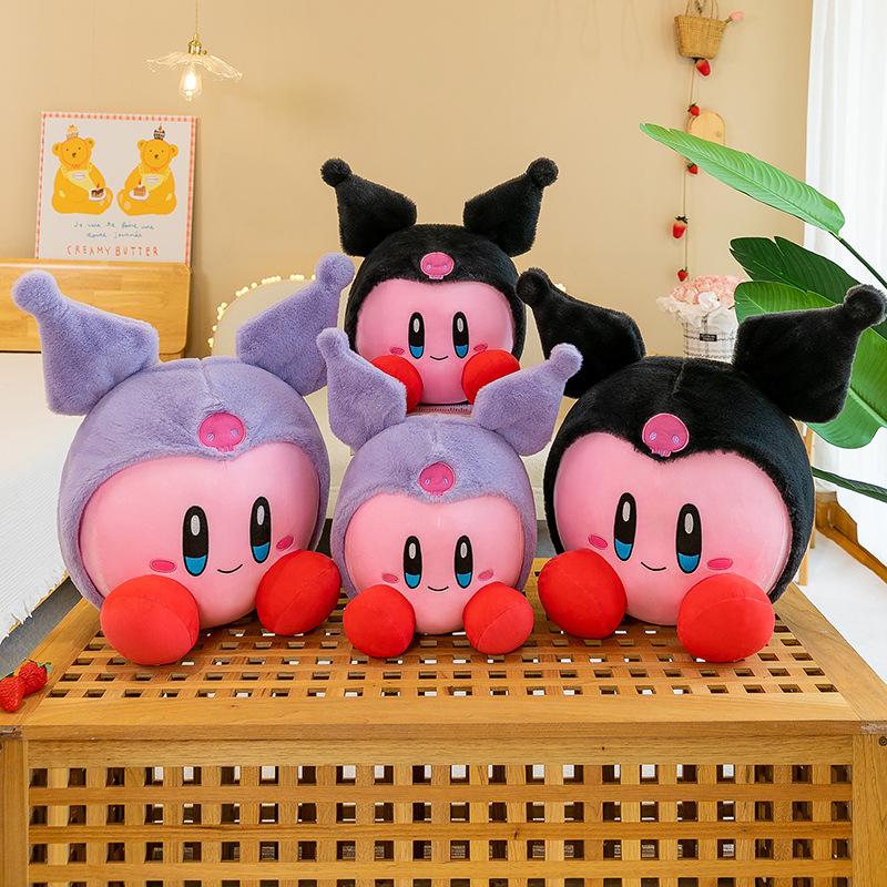 Большой Размер Милый Кирби Косплей Sanrio Куроми Аниме Плюшевая Набивная Кукла Комнатные Плюшевые Игрушки Подушка Милые Украшения Детские Праздничные Подарки