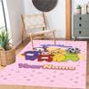 Teletubbies Customizable Name Floor Mat Design for Outdoor Game Room Study room Kitchen Anti-slip Rug Anime Office Decor Birthday/Christmas Gift