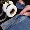 64M DIY Швейная лента для подгибки брюк, двусторонняя, самоклеящаяся, термоплавкая, нетканая, инструмент для укорачивания длины одежды