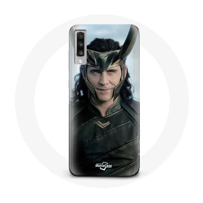 Coque - Maniacase - Samsung Galaxy A50 - Loki Thor Ragnarok - Souple - Noir