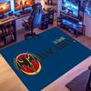 Bacardi bat logo rug, suitable for living room, bedroom, game room, computer room and home décor.