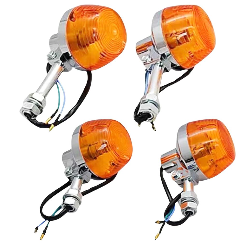 TIGRE BLANC CB250T CB400F CL350 Мотоциклетный указатель поворота CB Высокая яркость Оранжевый Янтарный 12