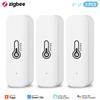 Tuya Zigbee Temperature Humidity Sensor Smart Life Remote Monitor For Smart Home Work with Alexa Google Assistant