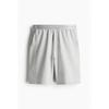 Пижамные шорты HM светло-серые меланжевые