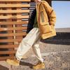 adidas Нео сплошной цвет с логотипом, трехполосный пуховик с капюшоном, верхняя одежда унисекс, коричневый HN4761