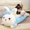 Plush Toy Girl Cute Lying Down Rabbit Soft Strip Sleeping Throw Pillow Children Doll Birthday