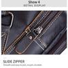 2024 Small FAMOUS Brand Messenger Bag MEN Shoulder BAGS Fashion GENUINE Leather MALE Crossbody Bag Zipper Buckle