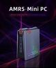 Восстановленный мини-ПК OUVIS AMR5, AMD Ryzen 5 5800U 8 ядер до 4,4 ГГц, 16 ГБ ОЗУ 512 ГБ SSD, HDMI+DP+Type-C Тройной дисплей, WiFi 5 Bluetooth 5.0