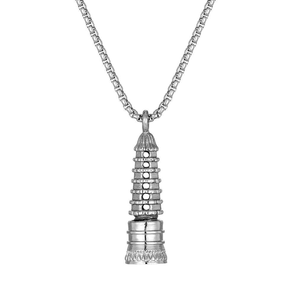 Wenchang Pagoda Pendant Examination Prayer Crafts Seven-story Exquisite Pagoda Necklace Pendant