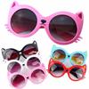 Fashion Girls Boy Toddler Baby Cartoon Sunglasses Cute Cat Anti UV Eyeglasses Glasses