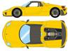 EIDOLON COLLECTION Масштаб Porsche 918 Spyder Weissach Package 2011 Сигнальный желтый Готовая модель EM569J Make-up 1/43