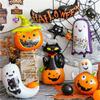 loween Aluminum Foil Balloons Ghost Skeleton Decorations for Nightclubs Kindergarten Bar KTV Parties Children's Decorations
