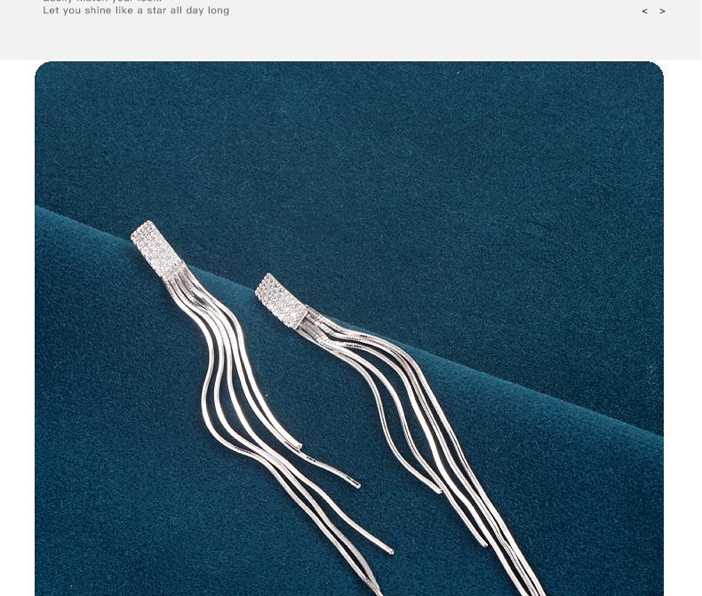 Элегантные серьги-кисточки из стерлингового серебра S925 со змеиным плетением - Универсальный, Изысканный, Крутой дизайн для женщин, Идеально подходят для клуба и ночной жизни.