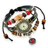 +Hot Recommendations: Leather Bracelet Watch+beaded Cowhide Bracelet Watch+student Jewelry Leather Watch