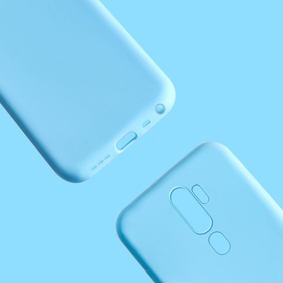 Гладкий чехол-конфетница для OPPO A5 (2020) Чехлы из жидкого силикона для OPPO A9 (2020) A11X Тонкий Мягкий Силиконовый Чехол из ТПУ Сумка для OPPO A5 2020