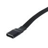 Плоский кабель USB C для быстрой зарядки USB Type C Female to Female Cable 18 Вт высокоскоростной кабель передачи данных для электроники
