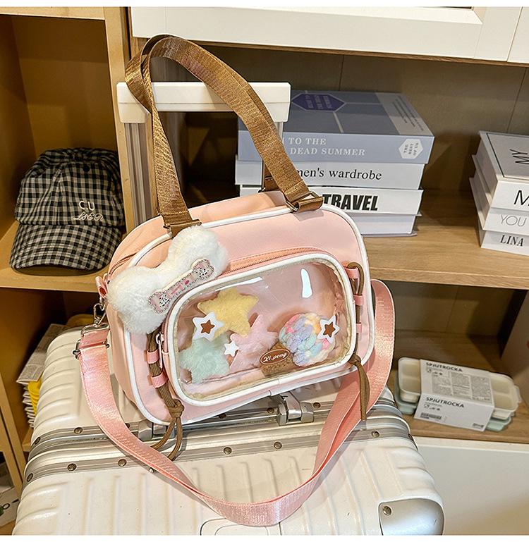 Милая сумка-ита в японском стиле, напоминающая печенье, – многофункциональная сумка через плечо.