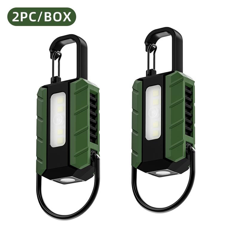 New Strong Light Flashlight Outdoor Multi functional Work Light with Side Light Long endurance Charging Mini Portable Flashlight