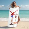 Personalized Friendship Between Child Horse Beach Towel Microfiber Beach Towel Thin Absorbent for Beach Swimming Yoga Bath Sports. 0910251
