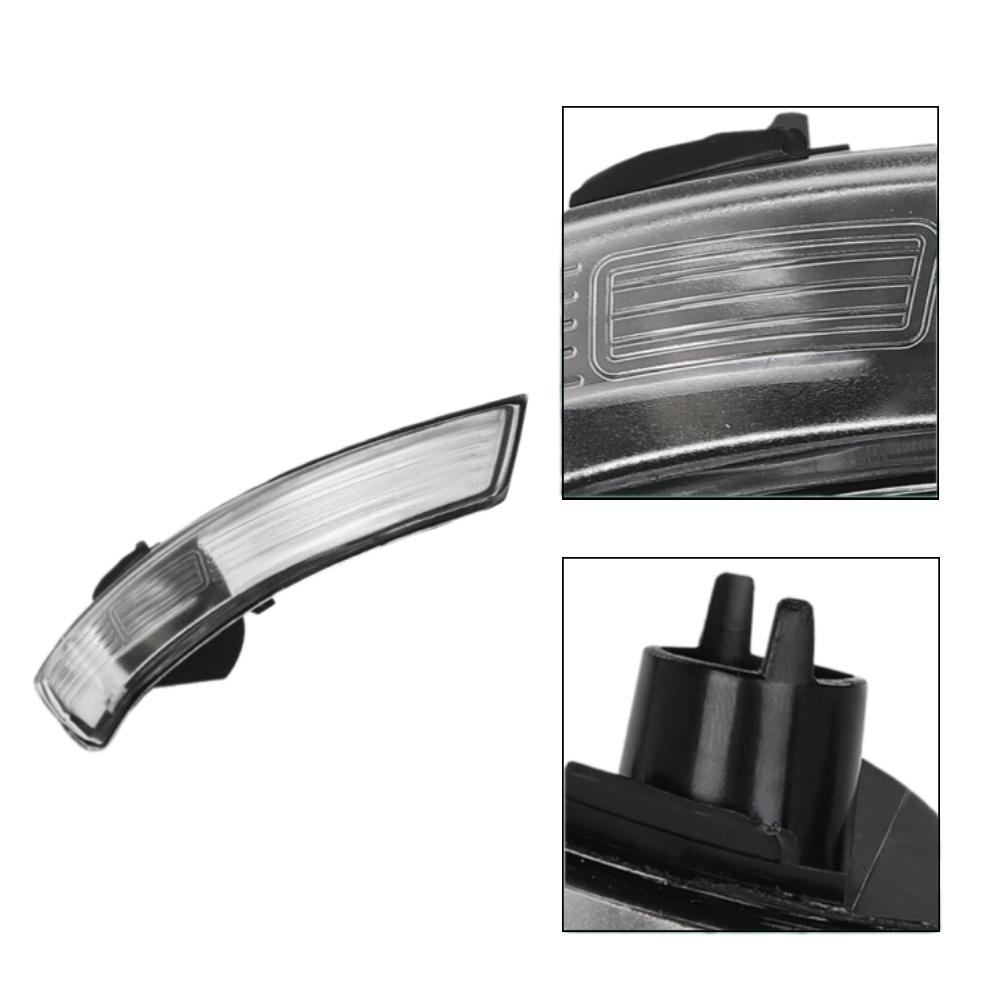 Left & Right Side Mirror Turn Signal Light Lens Cover For Ford Focus Mk3 2012-17