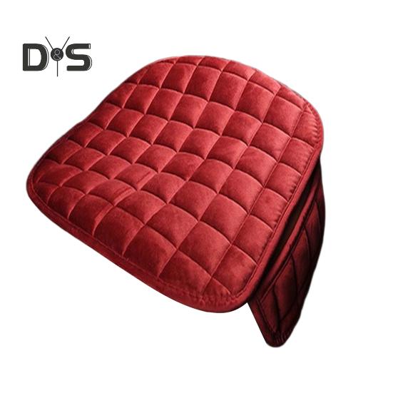 Seat Cushion Memory Sponge Car Seat Cushion with Storage Pouch Universal Relieves Sedentary Pain Fatigue Driving Home Office Use Car Seat Mat